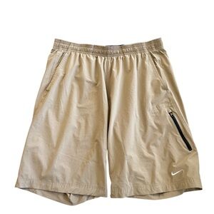 Nike Men's Beige Athletic Shorts